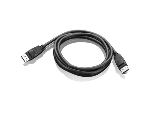 Lenovo - DisplayPort-kabel - DisplayPort (hann) til DisplayPort (hann) - 1.8 m - for ThinkCentre M75t Gen 2; M80s Gen 3; M90a Gen 3; M90q Gen 2; M9...