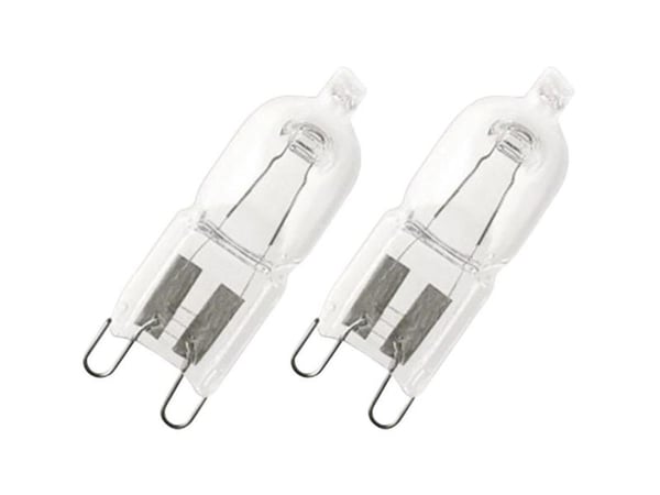 OSRAM HALOPIN SUPERSTAR - Halogenlyspære - form: T13.3 - G9 - 20 W (ekvivalent 25 W) - klasse G - varmt hvitt lys - 2700 K (en pakke 2)
