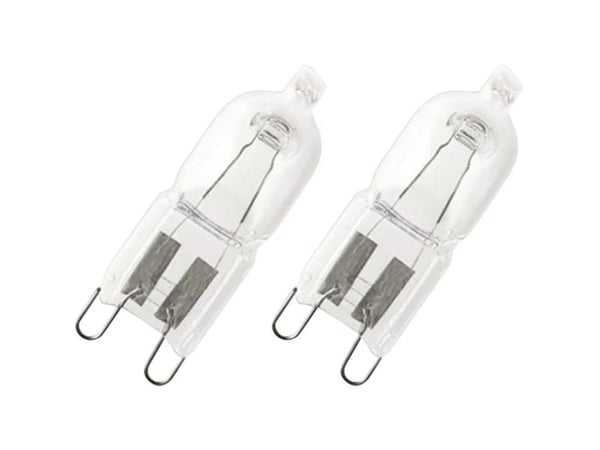OSRAM HALOPIN SUPERSTAR - Halogenlyspære - form: T13.3 - G9 - 48 W (ekvivalent 60 W) - klasse G - varmt hvitt lys - 2800 K (en pakke 2)