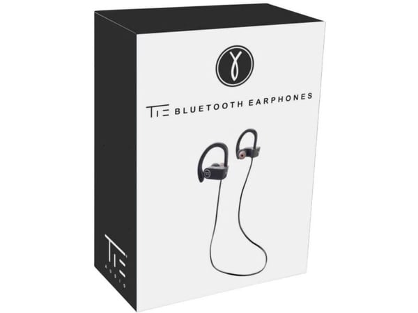 Tie Studio Bluetooth 4.1 sport in-ear hodetelefoner Bluetooth® sport svart headset volumkontroll svetteresistent