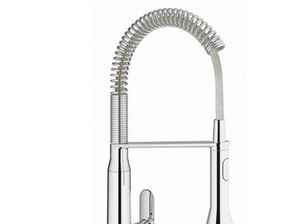 GROHE K7, Kromfarget, Kran-håndtak, Single/enkelt, Keramisk, 3,5 cm, 140°