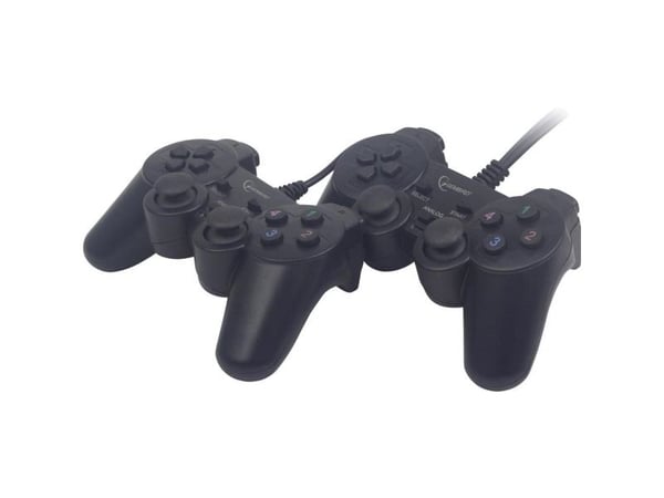 GEMBIRD JPD-UDV2-01 - Gamepad - 10 knapper - kabling (pakke med 2) - for PC