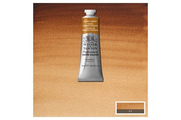 Akvarellfärg proff. 37 ml Burnt Umber 076