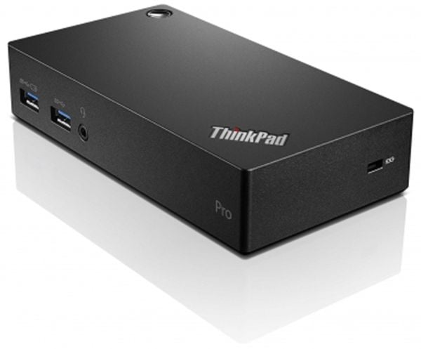 Lenovo ThinkPad USB 3.0 Pro-dokk - Dokkingstasjon - USB - DVI, DP - GigE - 45 Watt - Danmark