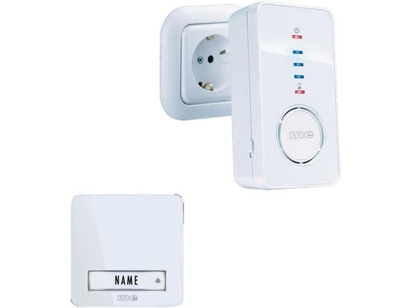 m-e modern-electronics 41098 komplett ringeklokke-sett (41098)