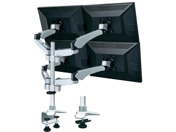 SpeaKa Professional SP-3957076, Klemmer, 45 kg, 25,4 cm (10"), 68,6 cm (27"), 100 x 100 mm, Svart, Sølv