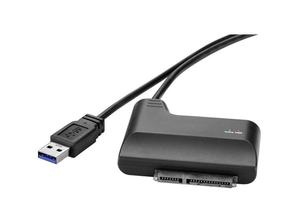 Renkforce RF-4472916, Svart, 1 stykker, 5 Gbit/s, 0,3 m