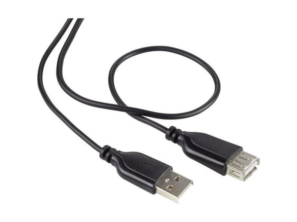 Renkforce RF-4080795, 1 m, USB A, USB A, USB 2.0, 480 Mbit/s, sortering