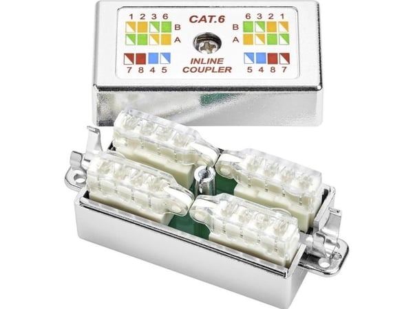 Renkforce RF-4452186 CAT 6 -liitäntärasia, työkaluton