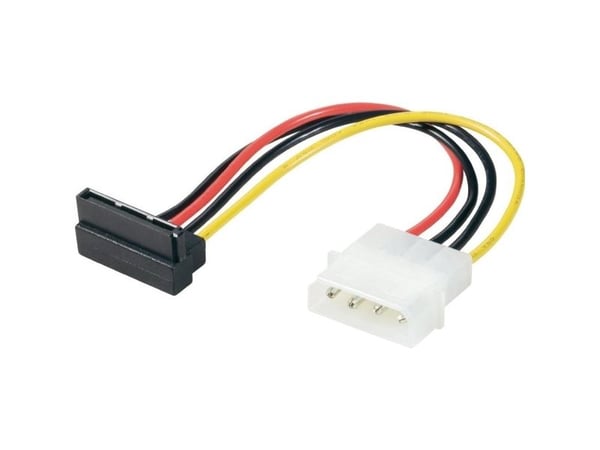 Renkforce RF-4159596, 0,15 m, SATA 6-pin, Hankjønn, Hankjønn, Sort, Rød, Gult, Harddisk