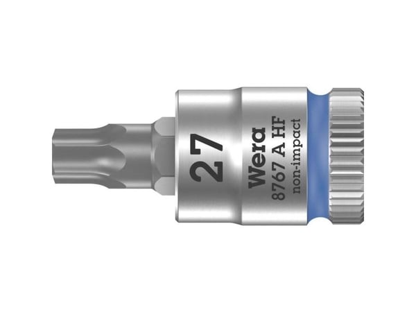 Wera 8767 A HF, 1 stykker, Torx, 1/4", TX27, 28 mm, Tsjekkisk Republikk