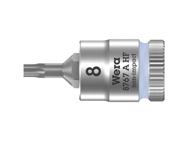 Wera 8767 A HF, 1 stykker, Torx, 1/4", TX8, 28 mm, Tsjekkisk Republikk