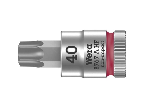 Wera 8767 A HF, 1 stykker, Torx, 1/4", TX40, 28 mm, Tsjekkisk Republikk
