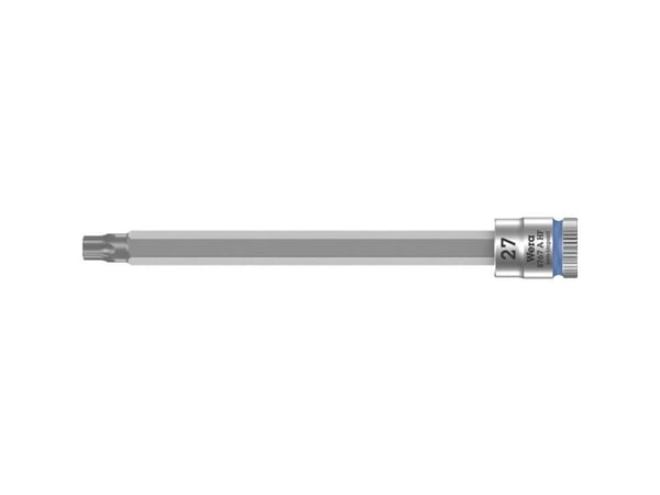Wera 05003368001, Stikkontakt, 1/4", 1 hoder, T27, Kromvanadiumstål, Kromfarget