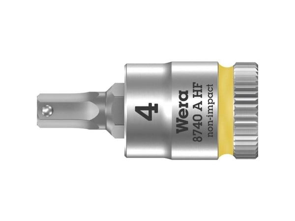 Wera 8740 A HF, 1 stykker, Sekskantet, 25,4 / 4 mm (1 / 4"), Rustfritt stål, 28 mm