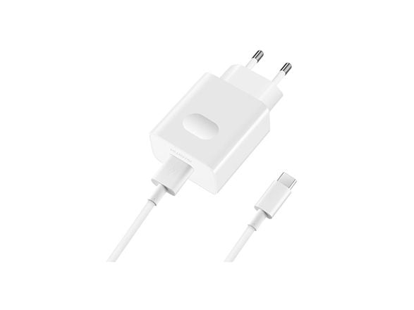Huawei AP81 - Strømadapter - 22.5 watt - 5 A - QC (USB) - på kabel: USB-C - hvit