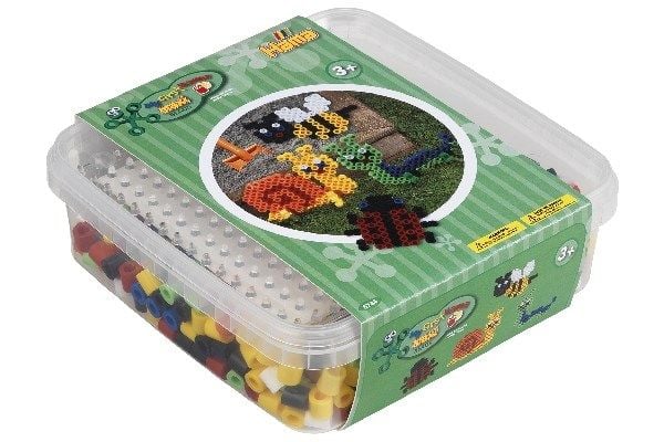 Hama maxi bøtte 600 perler + plate 8214