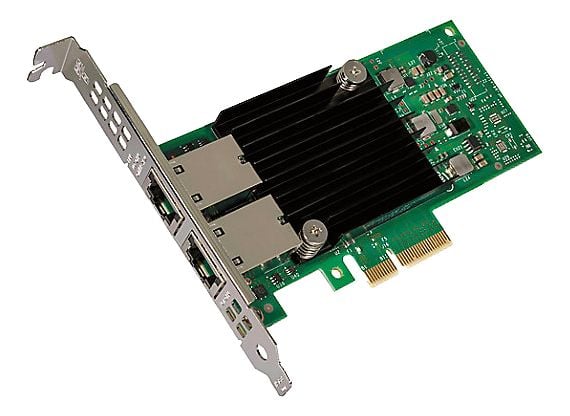 Intel X550T2BLK, Sisäinen, Langallinen, PCI Express, Ethernet, 10000 Mbit/s, Musta, Vihreä