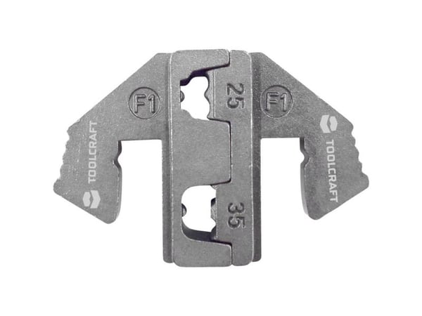 TOOLCRAFT PLE-0F1 krympeinnsatser krympeholder for kabelsko 25–35 passer til TOOLCRAFT PZ-500