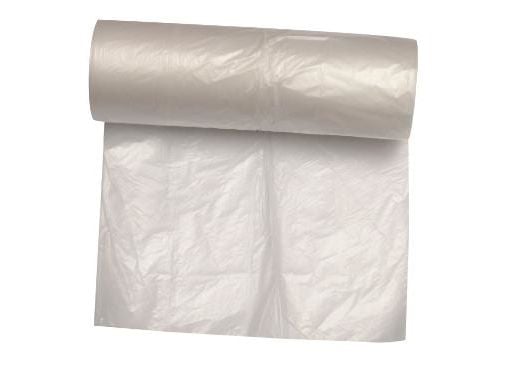 Spandepose 30ltr B500xL600mm 7my HDPE med Fals Kompakt Klar,50 stk/rl - (50 stk.)