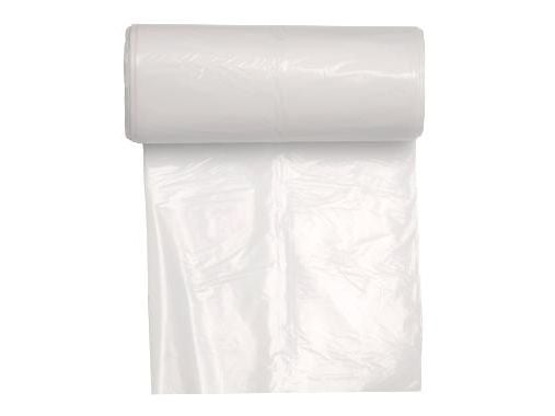 Spandepose 15ltr B370xL500mm 15my LDPE med Fals Kompakt Hvid,40 stk/rl - (40 stk.)