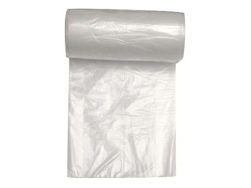 Spandepose 30ltr B500xL600mm 15my LDPE med Fals Kompakt Klar,50 stk/rl - (50 stk.)
