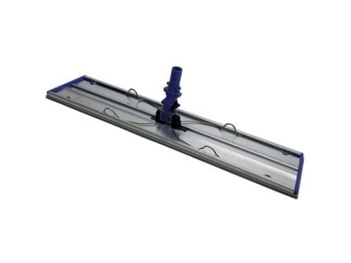 Fronthållare 60 cm alu med fjädrar/skumunderlag för engångsmoppar, 10 st/krt