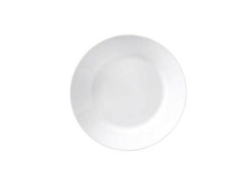 Tallerken Dyb med fane Superwhite Ø28 cm Porcelæn Hvid,6 stk/krt