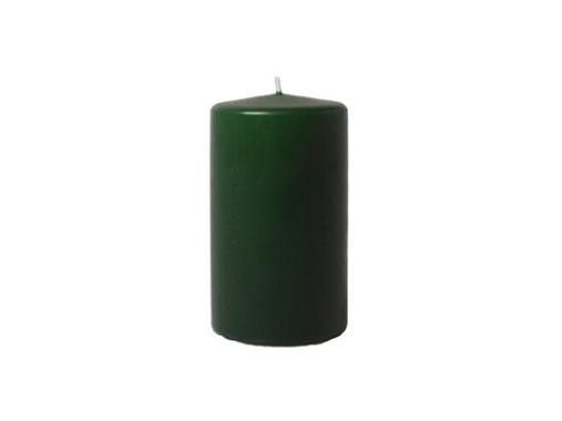 Bloklys Ø60x120 mm Brændetid 40 timer Mørkegrøn,stk