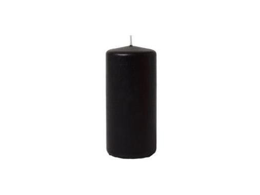 Bloklys Ø60x180 mm Brændetid 60 timer Sort,12 stk/krt