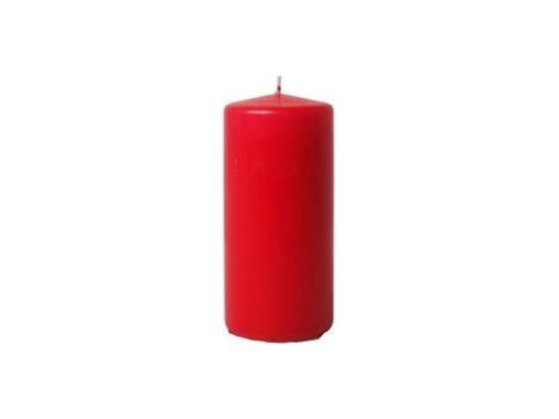 Bloklys Ø60x180 mm Brændetid 60 timer Rød,12 Stk/krt