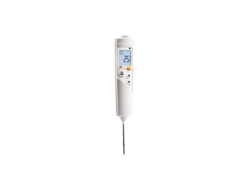 testo 106 Set Pistolämpömittari (HACCP) Mittausalue lämpötila -50 - 275 °C Anturin tyyppi NTC HACCP:n (elintarviketurvallisuus) mukainen