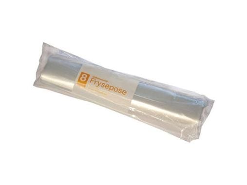 Frysepose Catersource 8 ltr 270x500 mm med Skrivefelt LDPE,50 Stk/rl - (50 stk.)