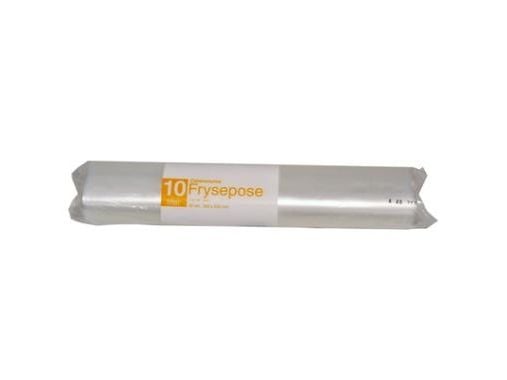 Frysepose Catersource 10 ltr 280x530 mm 34my med Skrivefelt LDPE,25 rl x 50 stk/krt