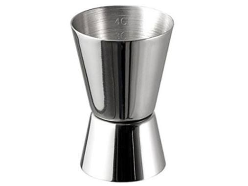 Jigger Dobbelt 2/4 CL Rustfri stål,1 stk