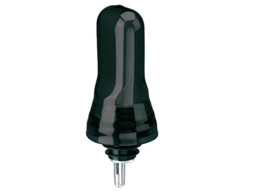 Støvhætte Ø4x8 cm Plastik Sort til Skænkeprop,96 pk x 2 stk/krt