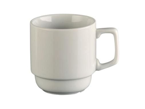 Muki 28 cl Ø8x9 cm Posliini Valkoinen,48 kpl/pakkaus