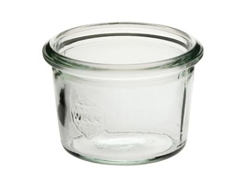 Patentglas Weck 80 ml Ø6.8x4.65 cm uden Låg Glas,60 stk/krt