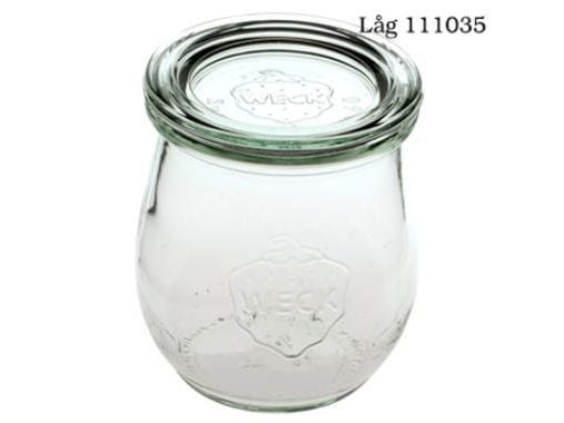 Patentglas Weck Tulip 220 ml Ø7.18x8 cm utan lock, 48 st./kartong