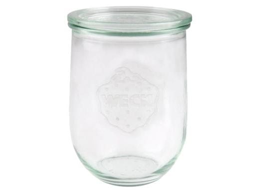 Patentglas Weck Tulip 1062 ml Ø10.8x14.7 cm uden Låg Glas,20 stk/krt