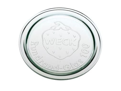 Låg Weck Ø10.8 cm til Patentglas. Glas,84 stk/krt
