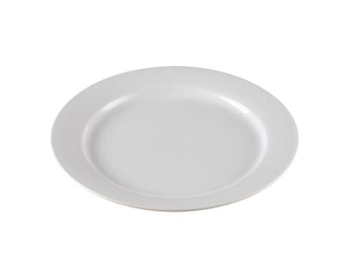 Lautanen Venice Ø17 cm tasainen posliini valkoinen,6 kpl/pkt