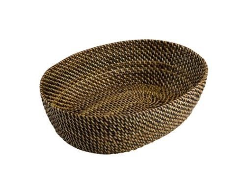 Brødkurv Bastian 29.5x23x7 cm Oval Nitoflet Lys/Mørk,stk