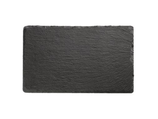 Serveringsplade 24x15 cm Naturskifer,24 stk/krt