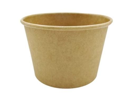 Papbæger Soup-To-Go 25 cl 8 oz Ø96x60 mm kraft/PE Brun,16 ps x 50 stk/krt