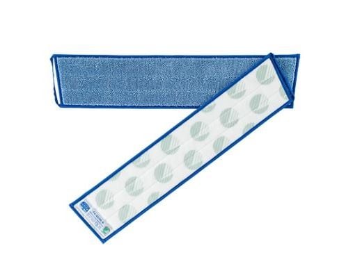 Moppe Velcro Mikro Vision Mop 60cm Microfiber Svanemærket Blå Tør/Våd,125 stk/krt