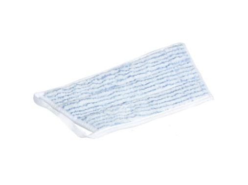 Mopp Velcro Mikro Cleany Mop Active Fibres 25 cm Svanenmärkt vit/blå - torr/våt, 200 st/krt