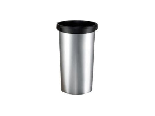 Jäteastia Iris 50 ltr Ø38x73 cm Pyöreä Muovi Metalliviimeistely,4 kpl/krt