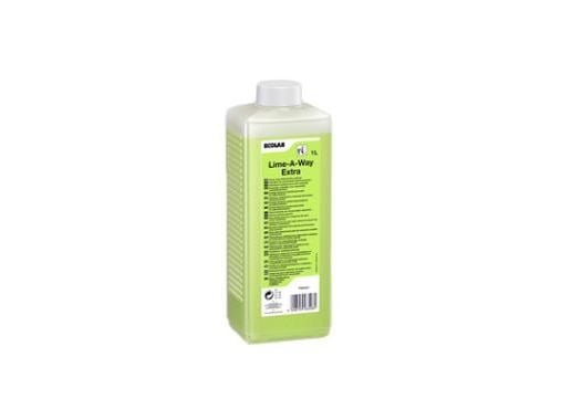 Kalkfjerner Stærkt surt Lime-A-Way Extra 1ltr m. Farve til sanitære rum/maskiner,1 Ltr/fl