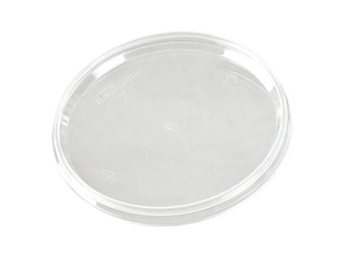 Låg Ø122 mm plastbæger klar - (200 stk.)